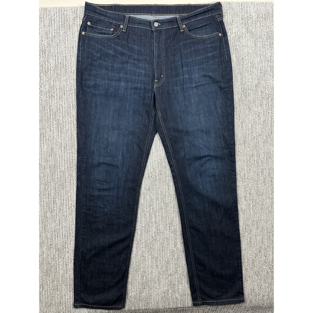 Levis 541 Athletic Fit Jeans Mens 40x36 (fits 42x36) Dark Wash Blue Stretch